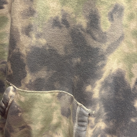 Hollister Tie Dye Hoodie Sweatshirt Blue Green Women’s Large - Picture 5 of 10